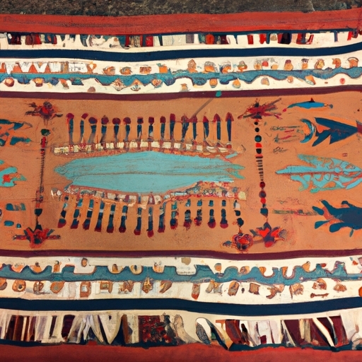 History and significance of native American hall rugs